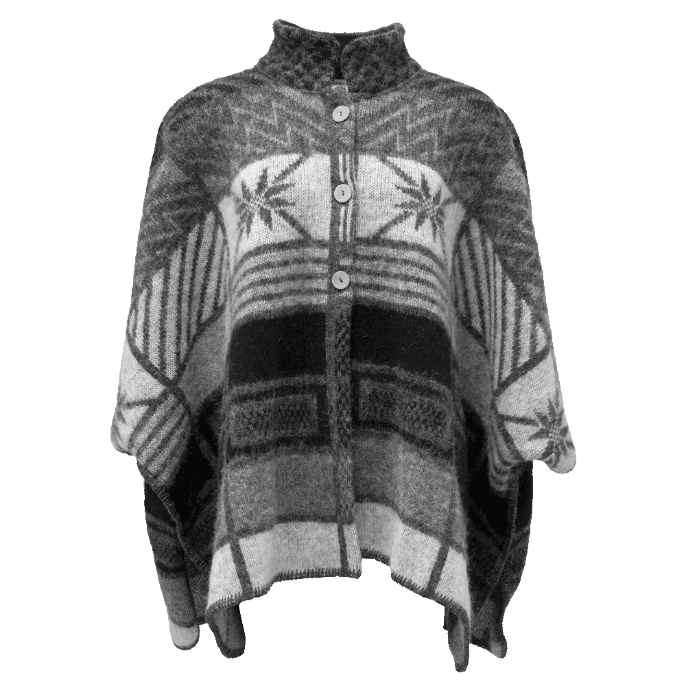 Ása poncho aus isländischer Wolle